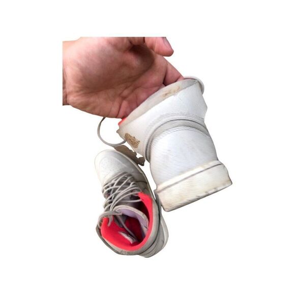 Nike Air Jordan 1 Retro High Nouveau Pure Platinum Crimson Size 8 - Picture 8 of 16